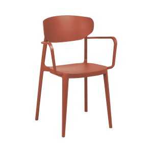 SILLA CON BRAZOS AGUA BRICK - 1