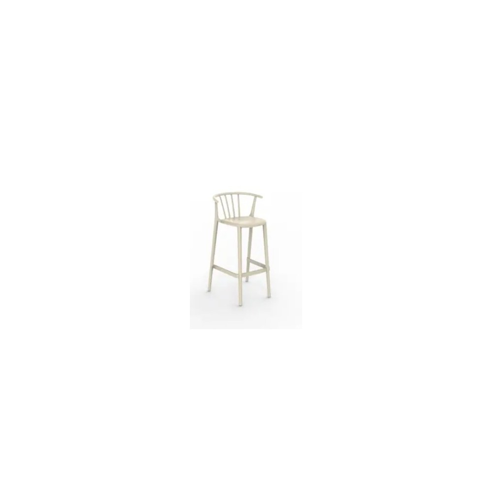 TABURETE ALTO WOODY MARFIL DE RESOL - 1