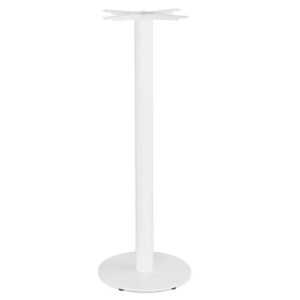 PIE DE MESA ALTO REDONDO BLANCO - 1