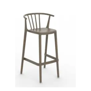 TABURETE ALTO WOODY CHOCOLATE DE RESOL - 1
