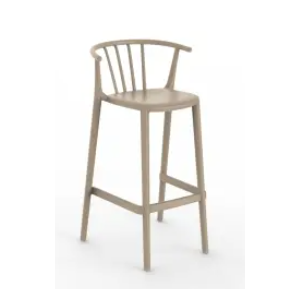 TABURETE ALTO WOODY MARFIL DE RESOL - 1