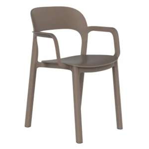 SILLA ONA CHOCOLATE CON BRAZOS DE RESOL - 1