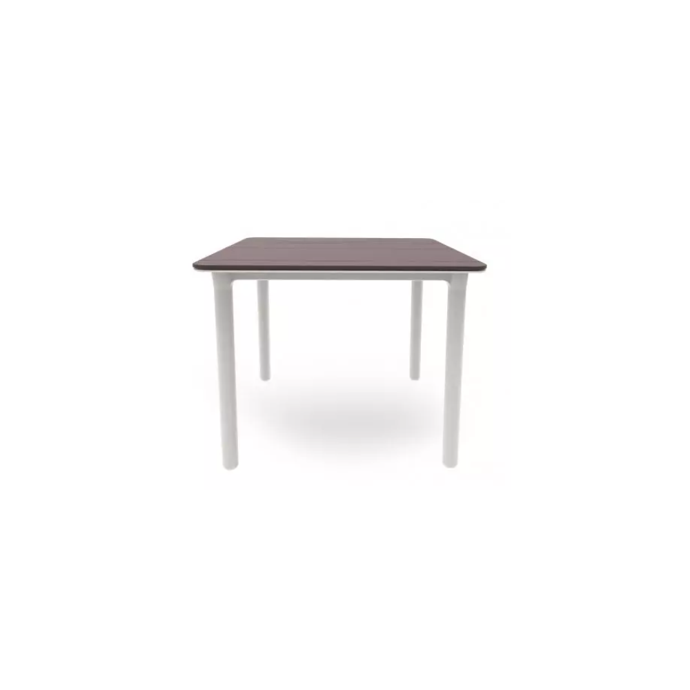 MESA NOA CHOCOLATE/BLANCO DE RESOL - 1