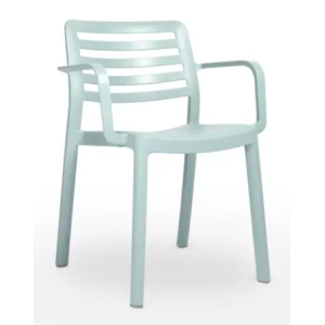 SILLA WIND RECYCLED CON BRAZOS AZUL AIRE DE RESOL - 1