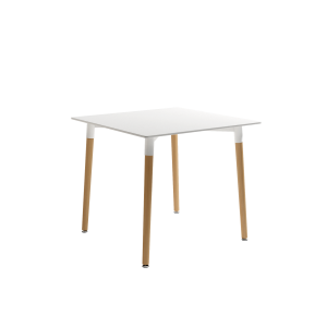MESA CARIBE CUADRADA FIJA EN BLANCO - 1