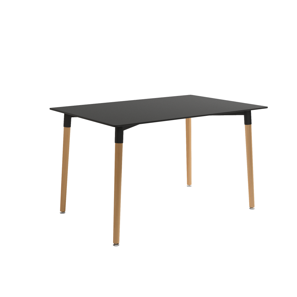 MESA CARIBE RECTANGULAR FIJA GRAFITO DE 160 CM - 1