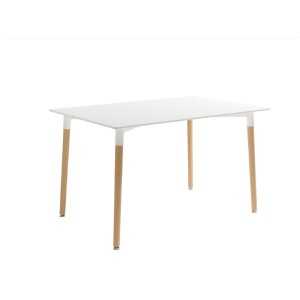 MESA CARIBE RECTANGULAR FIJA BLANCA DE 120 CM - 1