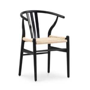 SILLA KRISTEL NEGRO Y NATURAL - 1