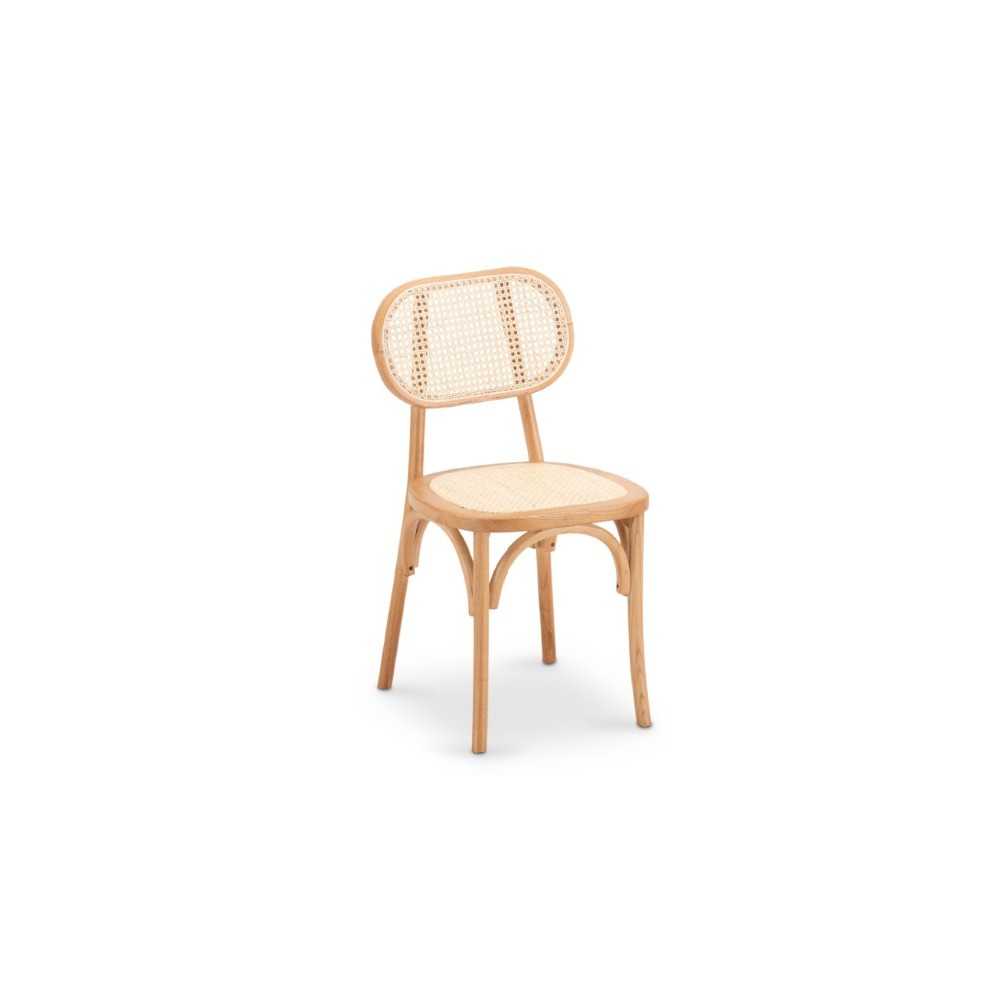 SILLA LINDA MADERA Y TRENZADO NATURAL - 1 SILLA LINDA MADERA Y TRENZADO NATURAL - 1