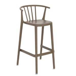 TABURETE ALTO WOODY CHOCOLATE DE RESOL - 1