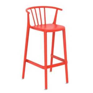 TABURETE ALTO WOODY ROJO DE RESOL - 1
