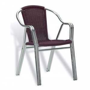 SILLON TRENTO DE DOBLE TUBO DE ALUMINIO.
