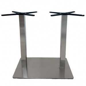PIE DOBLE DE MESA INOX - 1