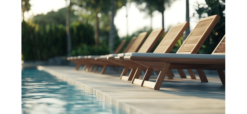 Las mejores tumbonas para hoteles: confort y estilo en la piscina